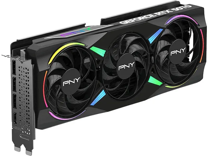 Відеокарта PNY GeForce RTX 5070 ARGB EPIC-X RGB Overclocked Triple Fan (VCG507012TFXXPB1-O) - фото 2