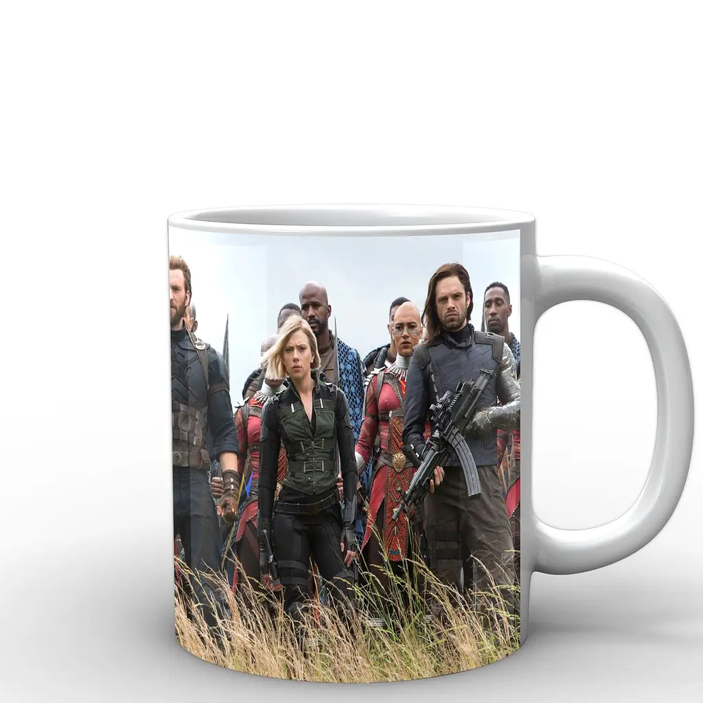 Кружка GeekLand Avengers Мстители перед боем AG.02.008 330 мл белая - фото 3