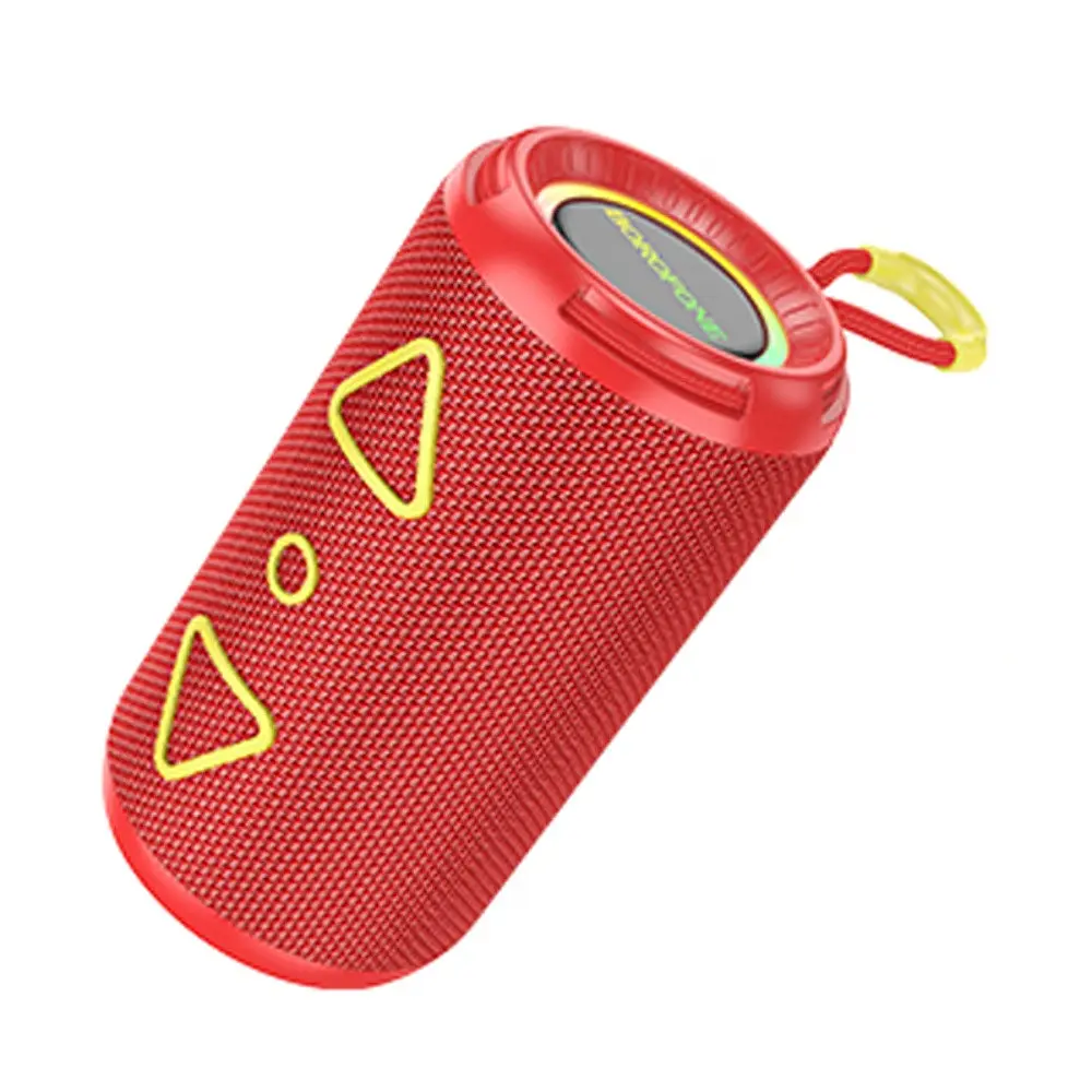 Портативна bluetooth колонка Borofone BR37 TWS з LED підсвічуванням червоний - фото 2