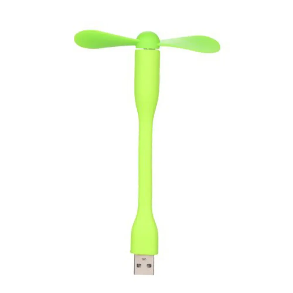 Вентилятор мобільний USB зелений - фото 3