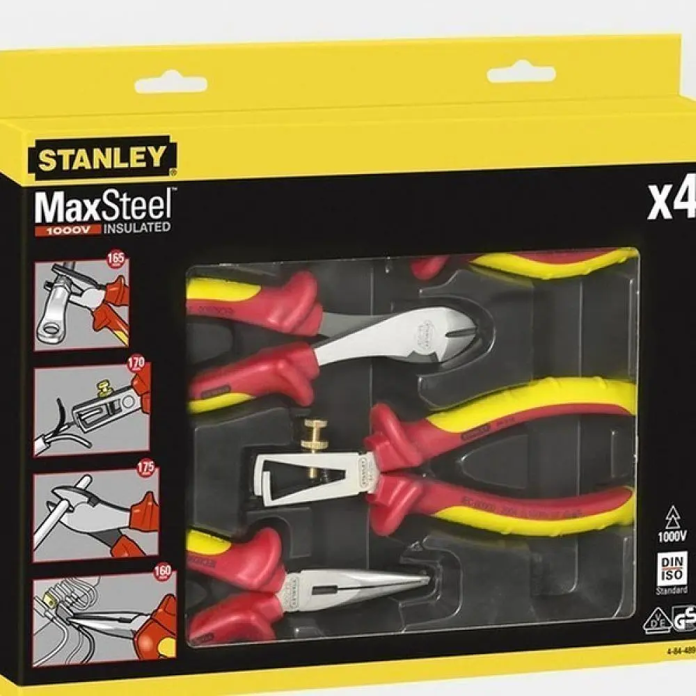 Набір діелектричних інструментів Stanley MaxSteel 4 шт. (4-84-489) - фото 3