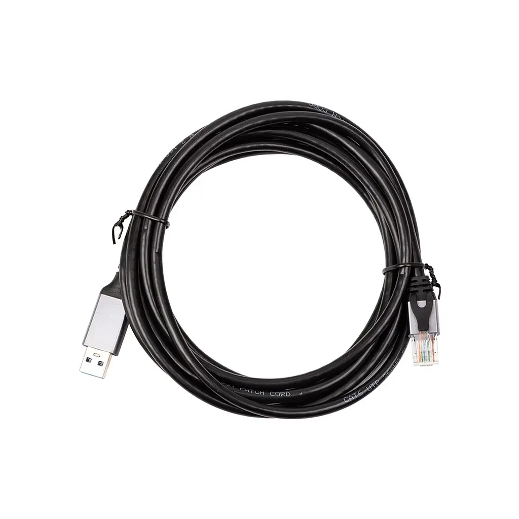 Дата кабель USB AM to RJ45 Ethernet 3.0m CAT6 UTP PowerPlant (CA914999) - фото 2
