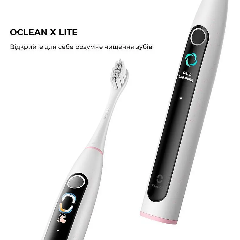 Электрическая зубная щетка Oclean X Lite Grey - фото 2