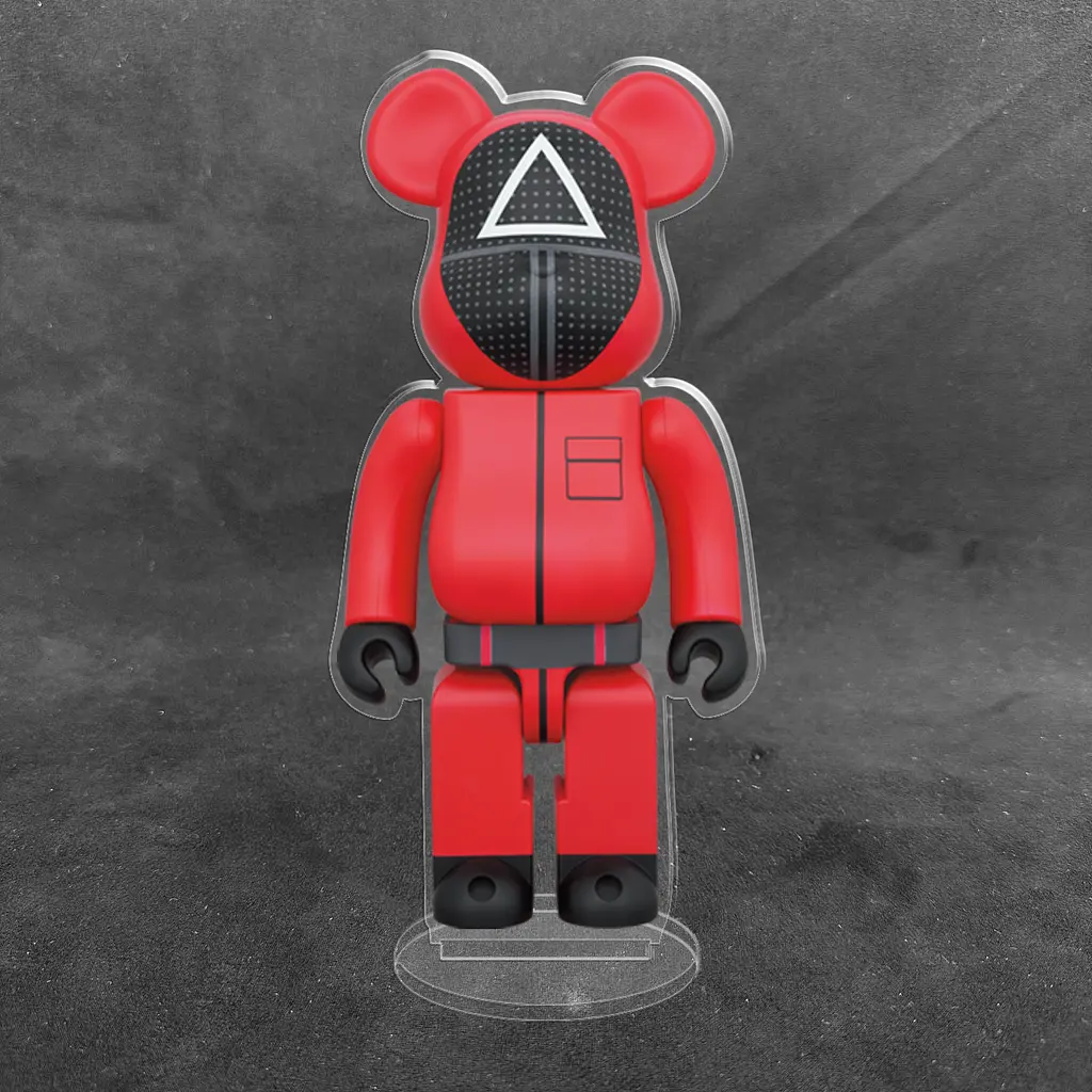 Акрилова колекційна фігурка Bearbrick Squid Game 1 - фото 2