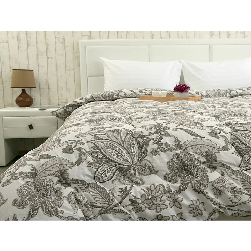 Ковдра Руно - Comfort+ Luxury вовняна бязь всесезонна бежева євро 200x220 см 300 гр/м2 (22641) - фото 8