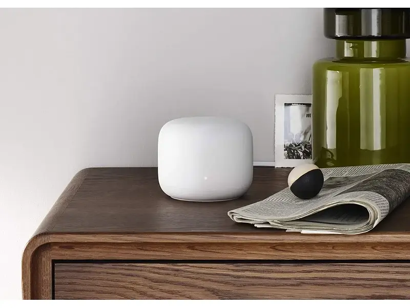 Бездротовий маршрутизатор (роутер) / Точка доступу Google Nest Wifi Router and Two Points Snow (GA00823-US) - фото 7
