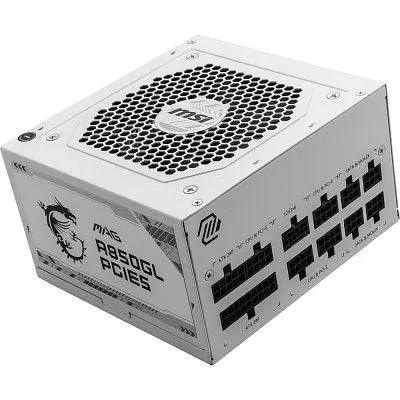 Блок живлення MSI 850W (MAG A850GL PCIE5 WHITE) - фото 2