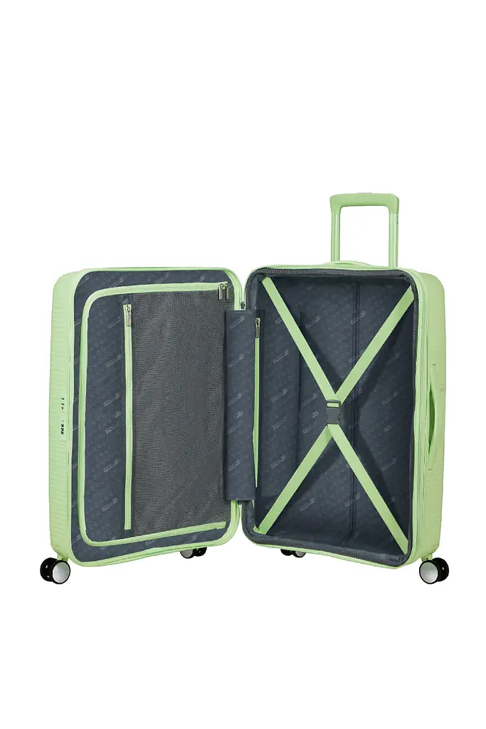 Валіза 67 См American Tourister SOUNDBOX KIWI GREEN 67x46,5x29(32) 32G*84002 - фото 2
