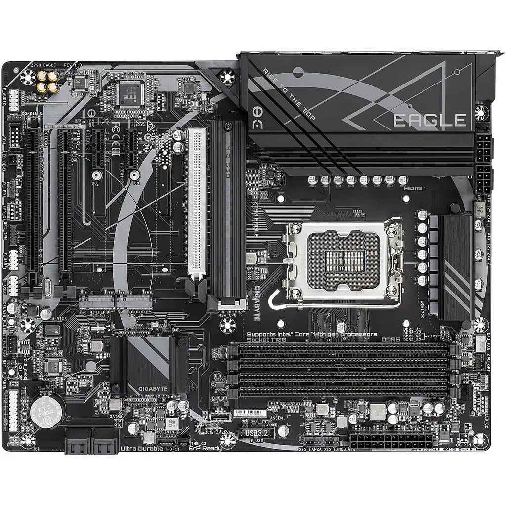 Материнська плата Gigabyte Z790 EAGLE s1700 Z790 4xDDR5 M.2 HDMI DP ATX - фото 3