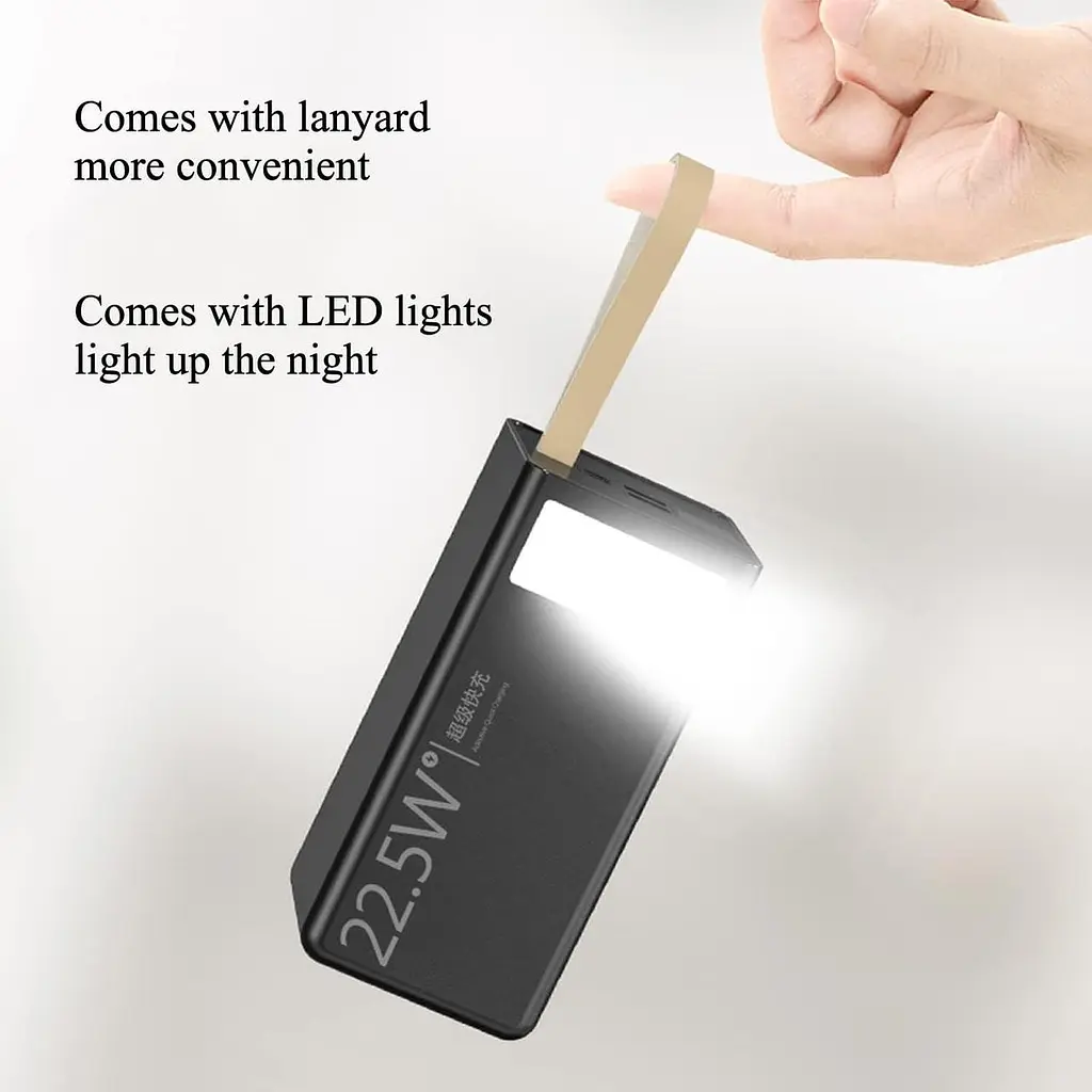 Мобільна зарядка UNITECH U86A 50000mAh 22.5W зі швидкою зарядкою ∙ Портативний акумулятор Power Bank UNITECH U86A 50000mAh - фото 5