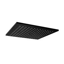 Верхній душ Paffoni Syncro Quadro 300x300xh8 мм із тримачем 400 мм black matt ZSOF078NO + ZSOF063NO, Чорний матовий - фото 4