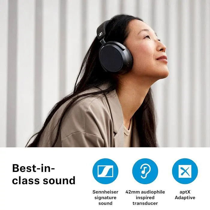 Навушники Sennheiser Momentum 4 Wireless Black (509266) [75058] - фото 8
