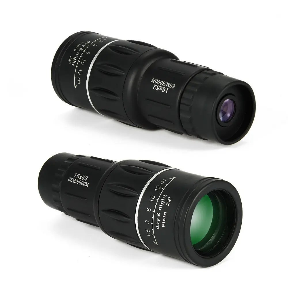 Монокуляр Bushnell 16x52 PowerView монокль, Бушнел, подзорная труба с чехлом - фото 2