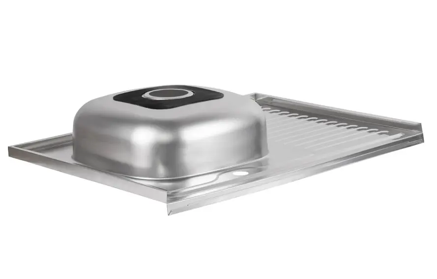 Кухонна мийка Brinex 6080-L 0.6 мм, накладна BRIN6080LSAT06 - фото 4