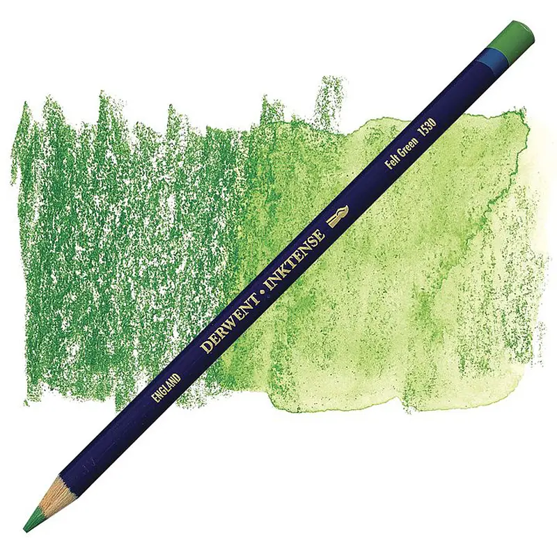 Олівець чорнильний Inktense (1530), Зелений фетровий, Derwent