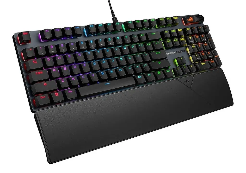 Клавіатура ASUS ROG Strix Scope II X 104key USB-A EN/UK RGB Black (90MP03XG-BKMA00) - фото 3