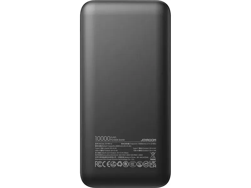 Зовнішній акумулятор (Power Bank) Joyroom JR-PBF12 10000 mAh 12W Black (6956116713256) - фото 7