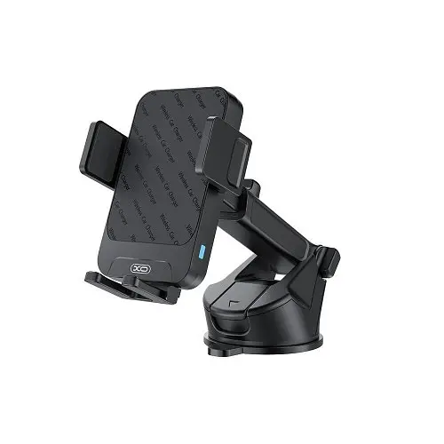 Автотримач XO WX043 15W Wireless Charger Suction Cup Model Чорний