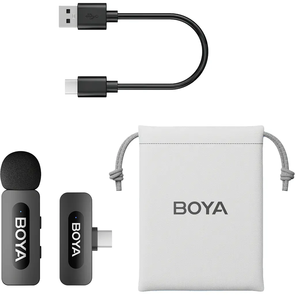 Микрофон Boya BY-V10 Type-C Black (BY-V10) - фото 2
