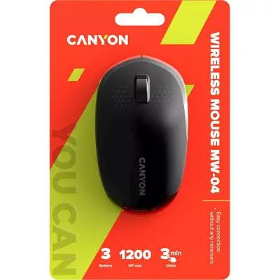 Комп'ютерна мишка Canyon MW-04 Bluetooth Black (CNS-CMSW04B) - фото 6