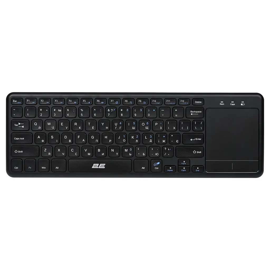 Клавіатура ножнична KT100 78key, WL, EN/UK, чорний 2E teh0013902 - фото 2