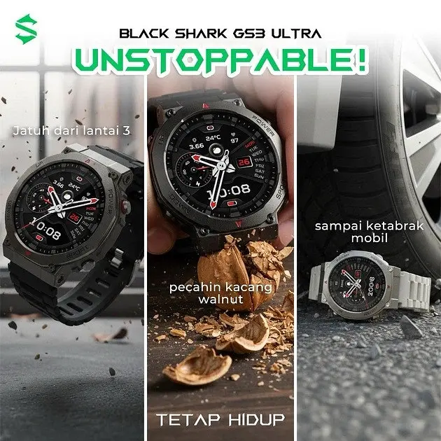 Смарт-годинник Black Shark GS3 Ultra чорний - фото 5