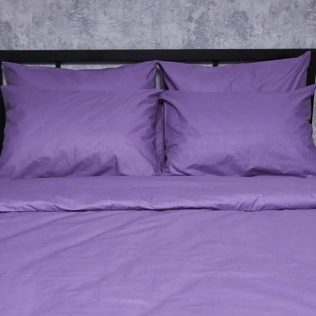 Комплект постільної білизни Moon&Star Бязь Gold Люкс Violet Charm King Size 220x240 наволочки 4х50х70 - фото 3