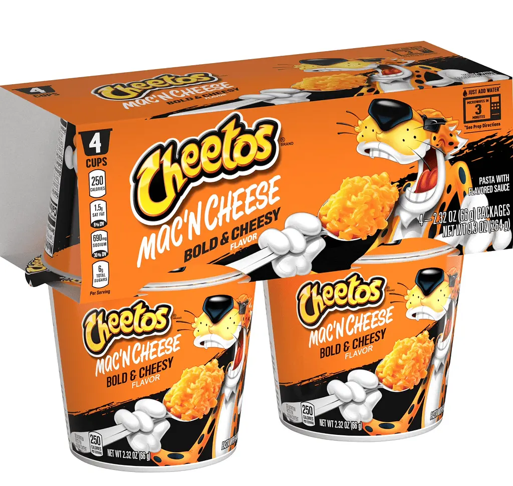 Макарони Cheetos Mac'N Cheese Pasta Bold and Cheesy Flavor 4шт, 264г - фото 2
