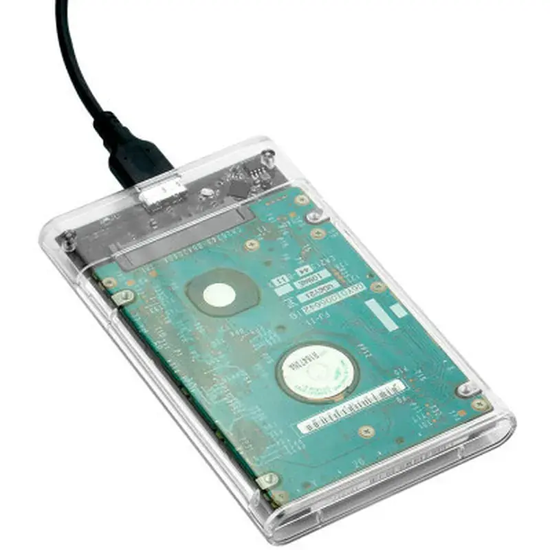 Кишеня зовнішня Dynamode 2.5" SATA HDD/SSD USB 3.0 Transparent (DM-CAD-25316) - фото 4