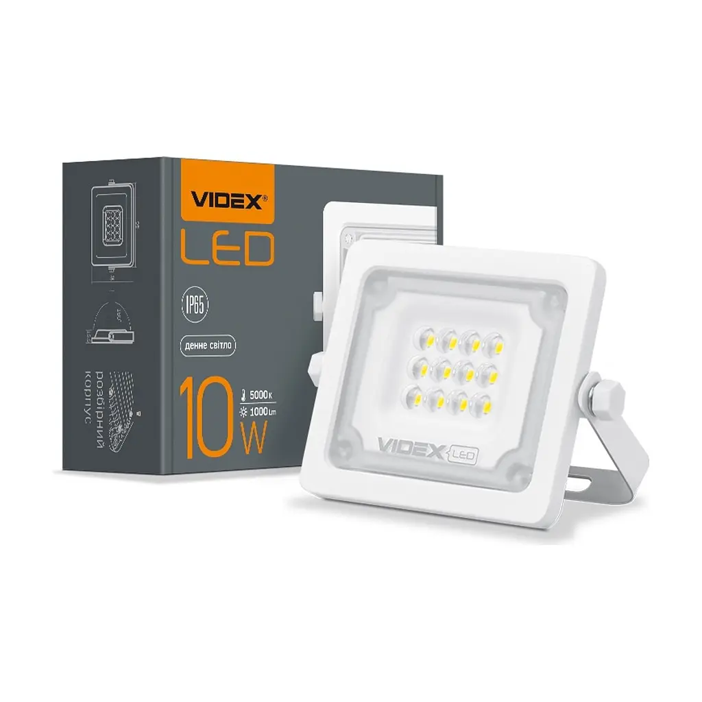 Прожектор Videx LED 10W 5000K 220V (VL-F2e-105W) - фото 3