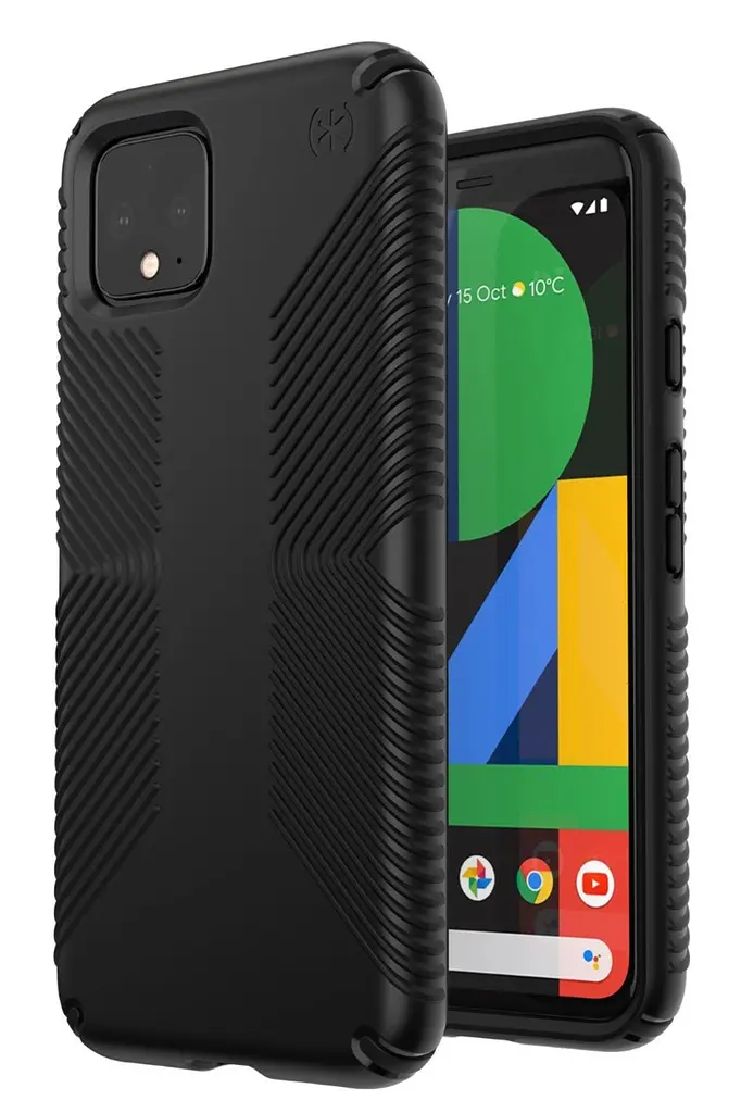 Чохол протиударний з антимікробним покриттям Speck Presidio Grip для Google Pixel 4 Black - фото 7