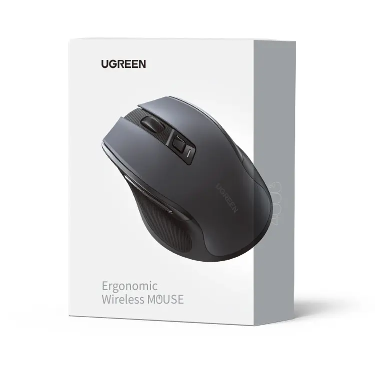 Маніпулятор миша бездротова ugreen MU006 Ergonomic Wireless Mouse Червоний - фото 2