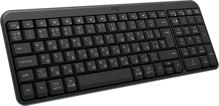 Клавіатура Logitech K250 Wireless Keyboard Graphite (920-013822)