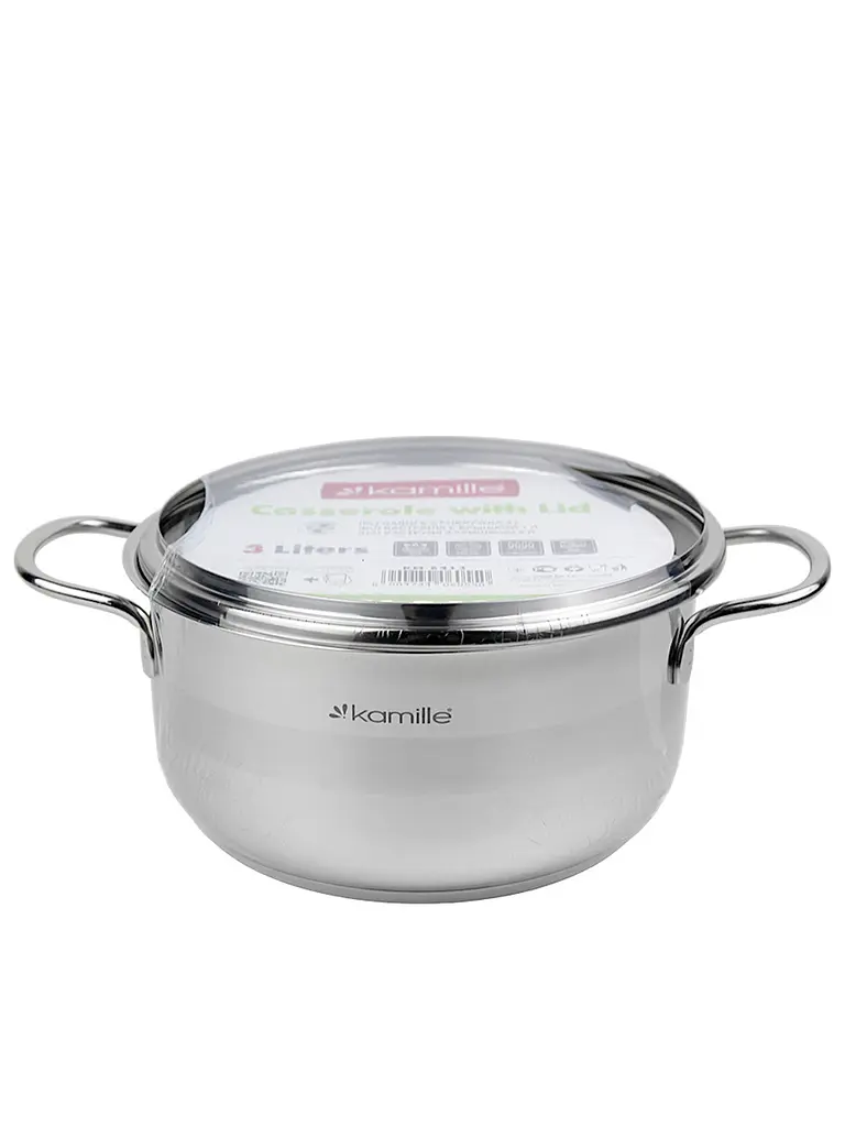 Каструля Kamille KM-5413 3,0 л - фото 8