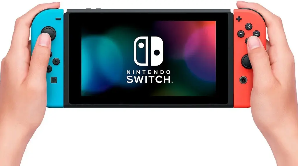 Портативна ігрова консоль Nintendo Switch (Extended Battery Ver) Neon Blue/Red - фото 2