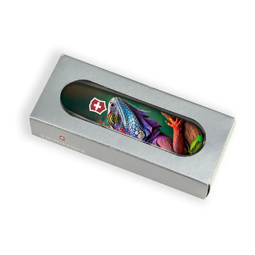 Ніж Victorinox Camper Animal 91мм 13функ Хамелеон - фото 6