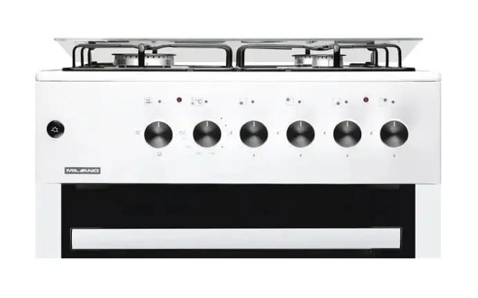 Плита комбінована Milano ML60 E40+біла - фото 4