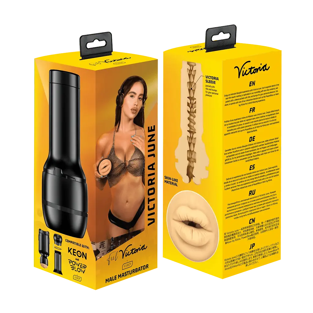 Реалистичный мастурбатор Kiiroo Feel Victoria June телесный - фото 3