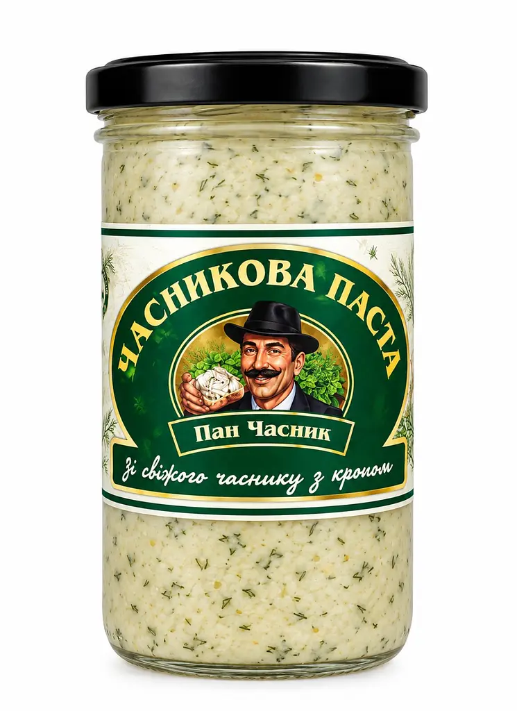 Паста часникова з кропом Пан Часник 250 г