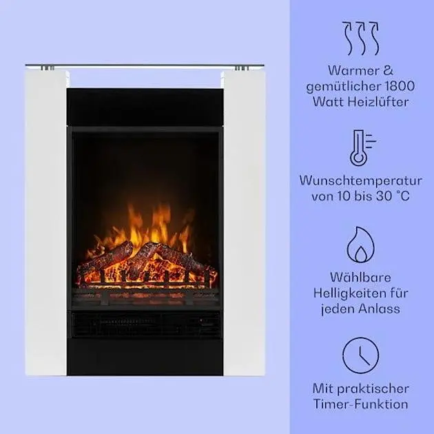 Камин электрический Klarstein Studio 5 (10031572) - фото 3