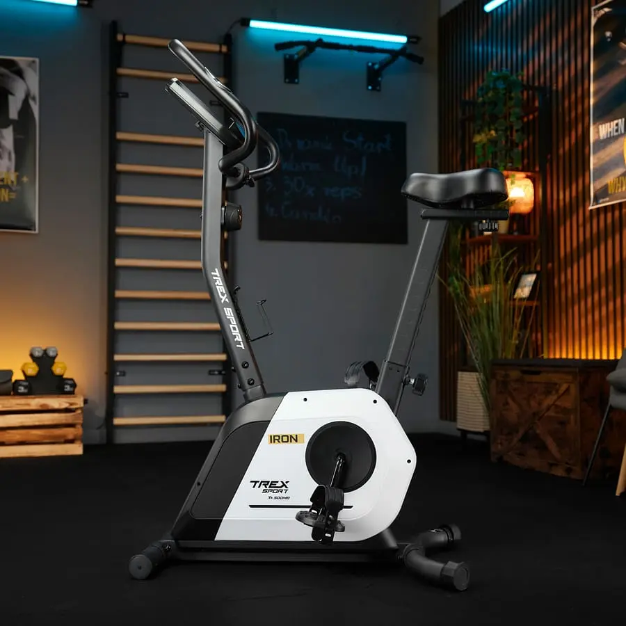 Велотренажер Trex Sport TX-500MB IRON магнітний білий - фото 2