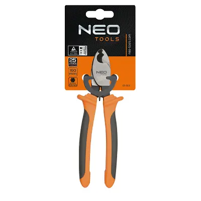 Кабелеріз Neo Tools для мідних та алюмінієвих кабелів,160 мм (01-513) - фото 2