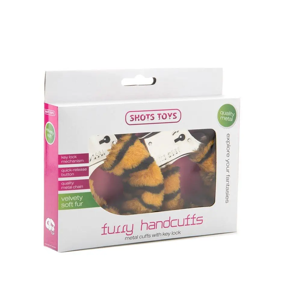 Наручники ShotsToys Handcuffs Furry (леопардовий) - фото 2