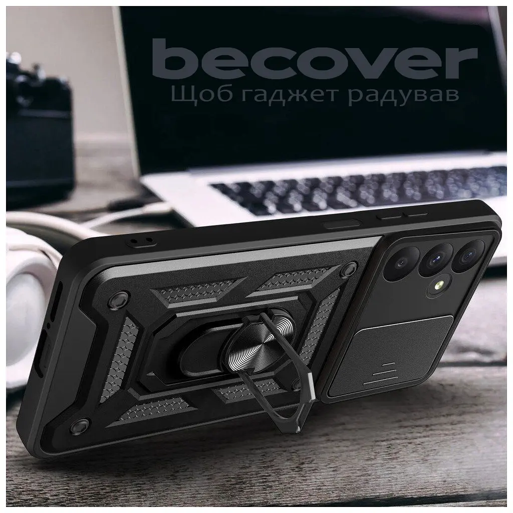 Чохол до мобільного телефона BeCover Military Samsung Galaxy A36 SM-A366 Black (712863) - фото 3