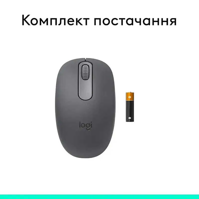 Миша LOGITECH M196 Graphite 910-007459 - фото 9