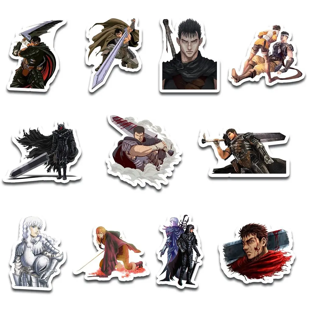 Стикерпак GeekLand Berserk 45 штук (SP B 01) - фото 2