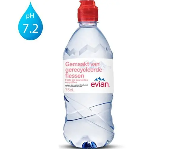Evian, Спорт, 0,75 л, Упаковка 12 шт., Евіан, Вода негазована, ПЕТ - фото 2