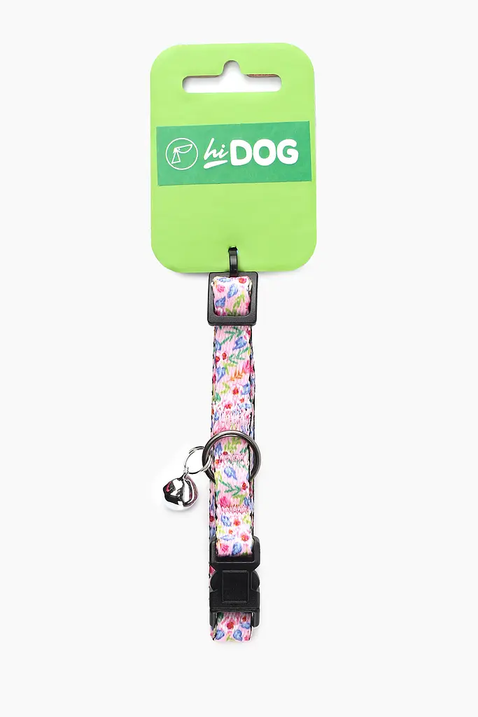 Нашийник ТМ HIDOG Flowers pink, розмір XS (ширина 10мм (18-28см)) (2100102290014A)(SN) shop (2100102290014) - фото 3