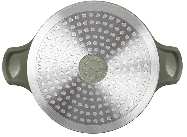 Каструля алюмінієва з антипригарним покриттям Ringel Zitrone Olive 2.5 л d 20 см (RG-2108-20/OL) - фото 5