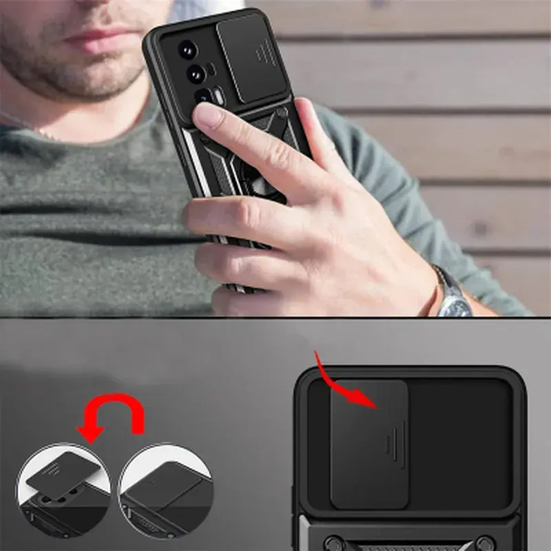 Чохол до мобільного телефона BeCover Military Poco F5 Pro Black (709997) - фото 5
